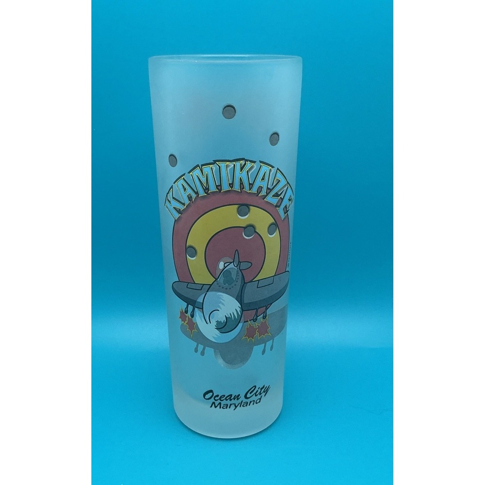 Ocean City Maryland OCMD Kamikaze‎ Recipe 8oz Shot Glass